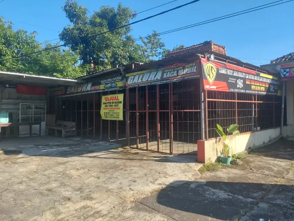 Jual rumah dan bangunan cocok utk usaha, pinggir jalan ,strategis