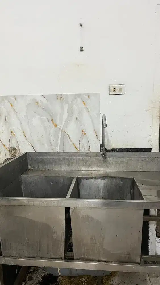 Tempat cuci piring stainless tebal
