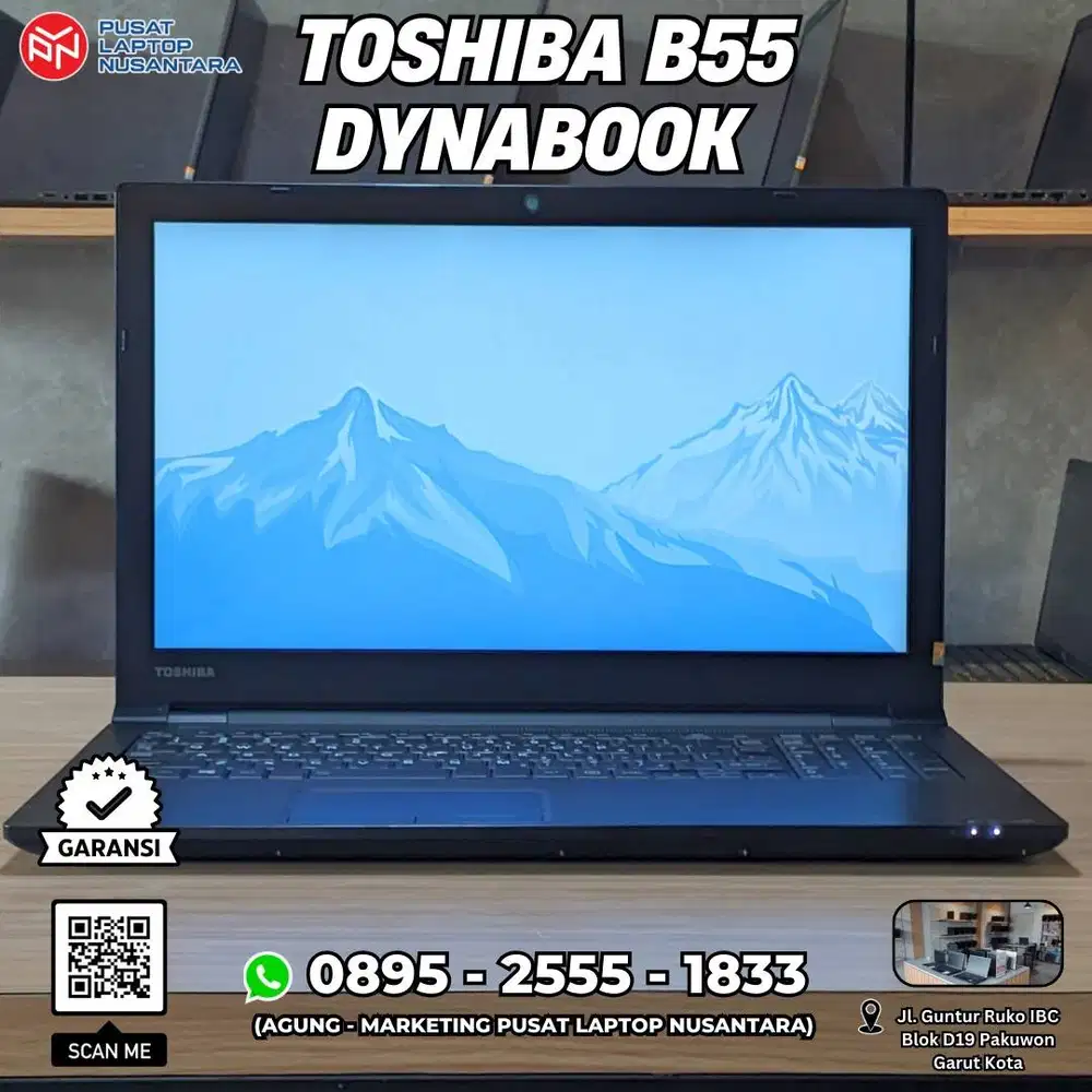 Toshiba B55 Dynabook [Second ex Kantor] - Laptop Garut