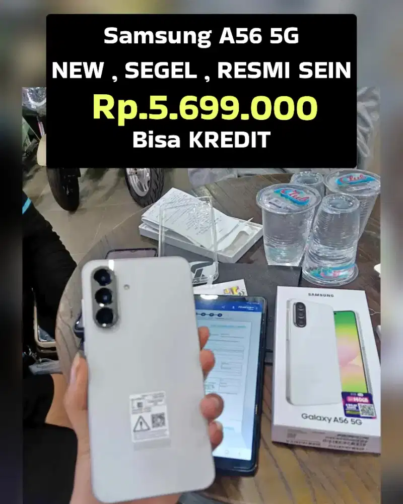 Rp.5.699.000 . Samsung A56,
 UNIT NEW,SEGEL,RESMI SEIN ‼️