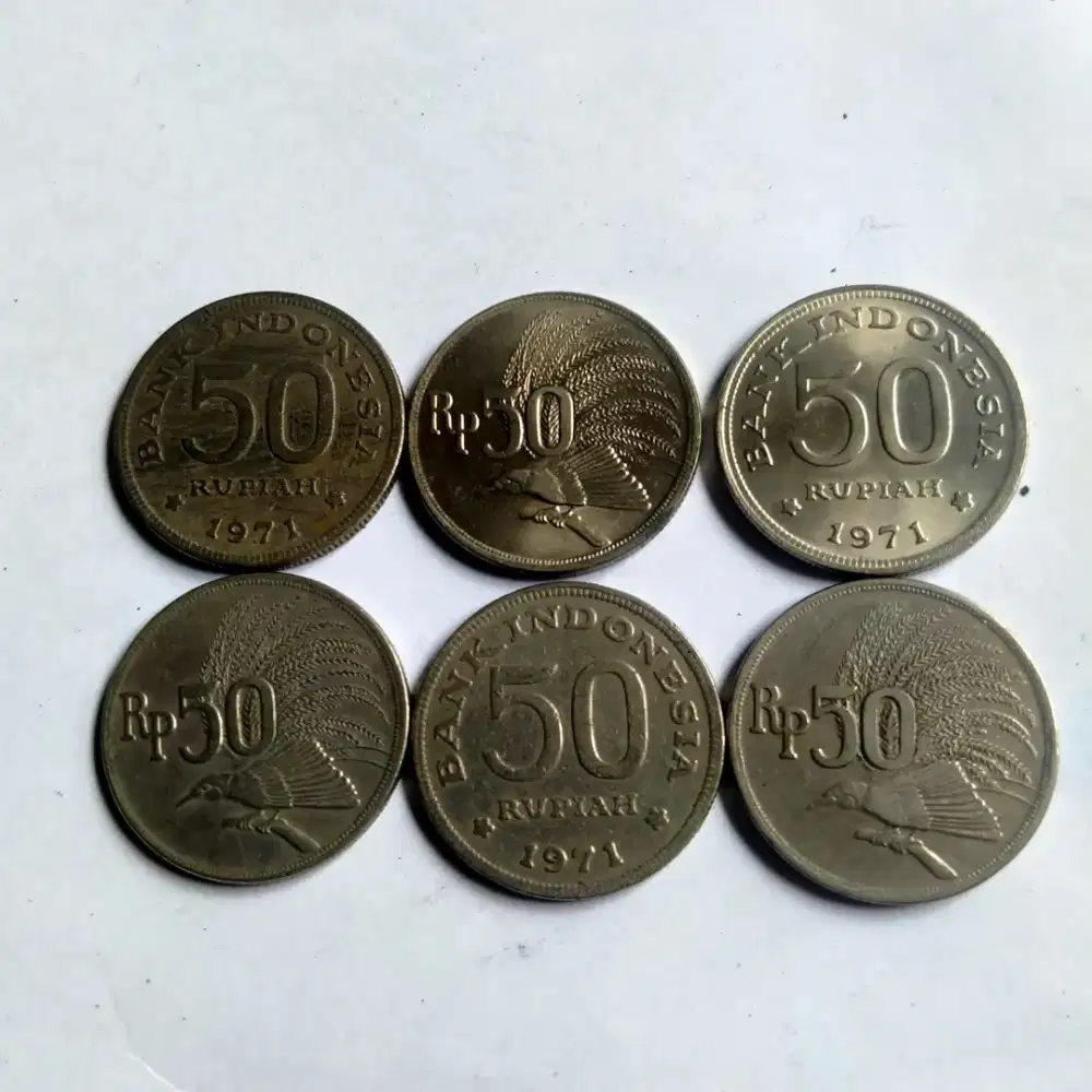 Uang logam jadul cendrawasih