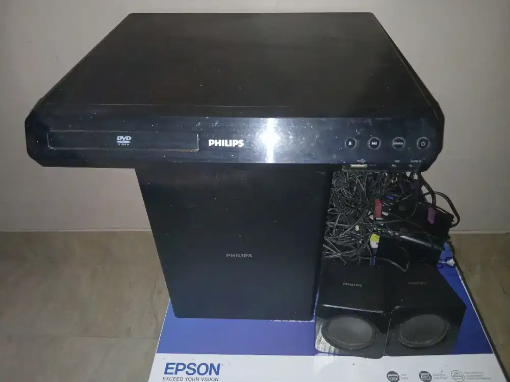 DIJUAL PHILIPS DVD HOME THEATER HTD 3510G