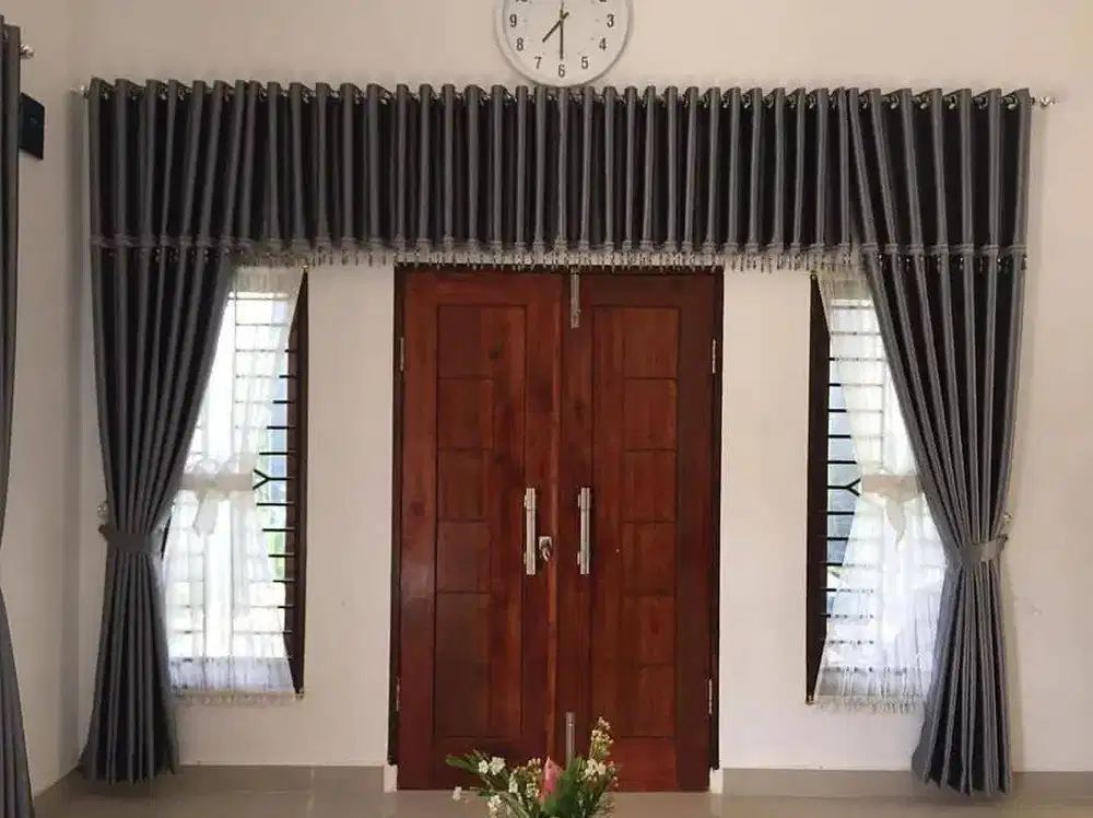 Termurah Tirai Gorden Jendela Gordyn Mewah Hordeng Model Terbaru