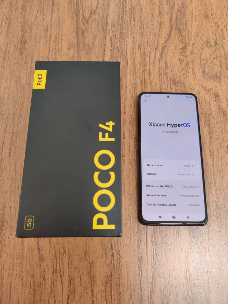 POCO F4 8/256GB – Full Normal, Free Anti-Spy, Minus Charger