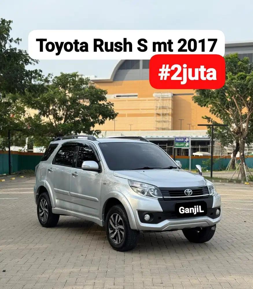 Toyota Rush S MT 2017 silver #2juta