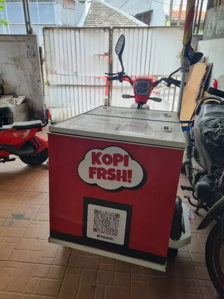 Gerobag Listrik Kopi Keliling Bekas