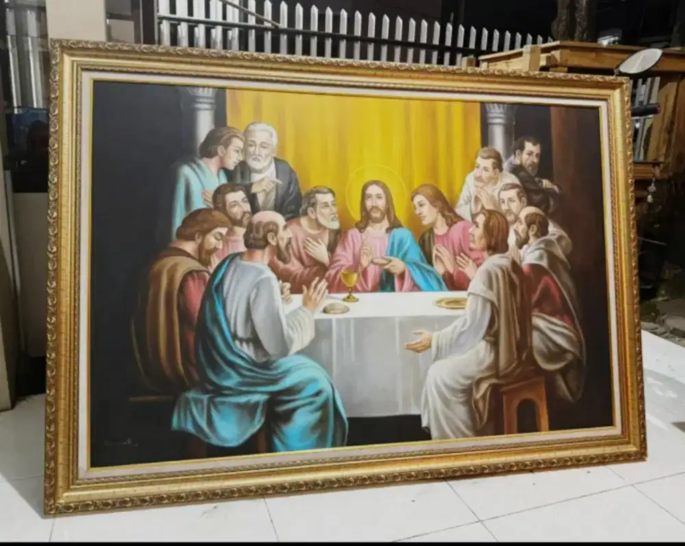 Bismillah Dijual Cepat Lukisan Seni Art Nabi Isa Kuy