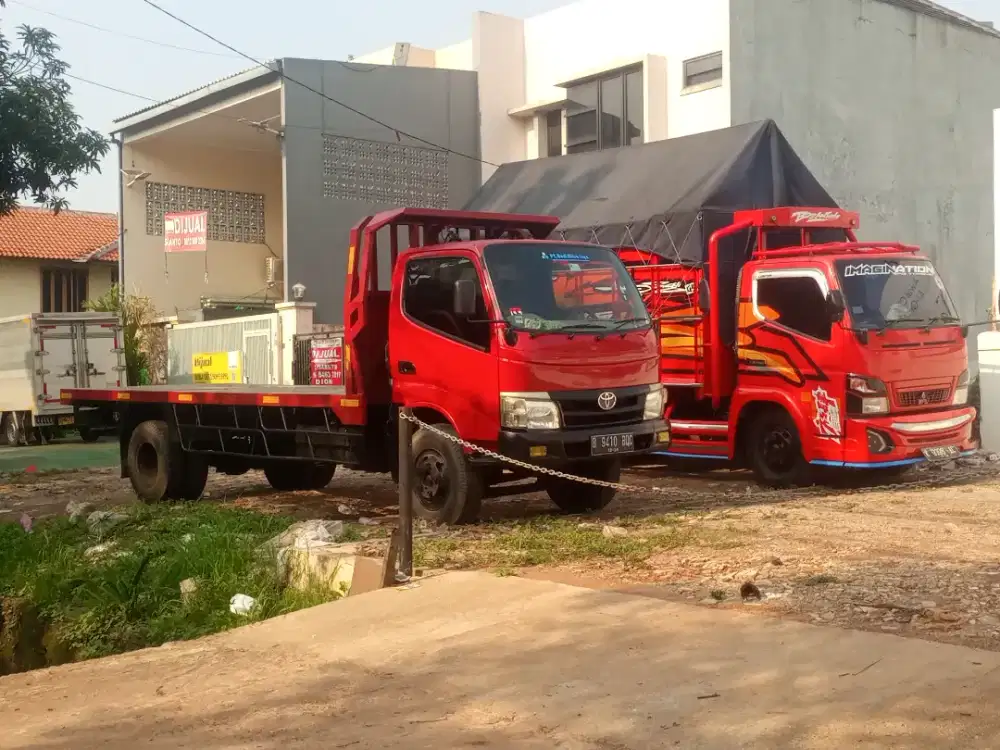 Truk Dyna bak  siap pakai pajak idup