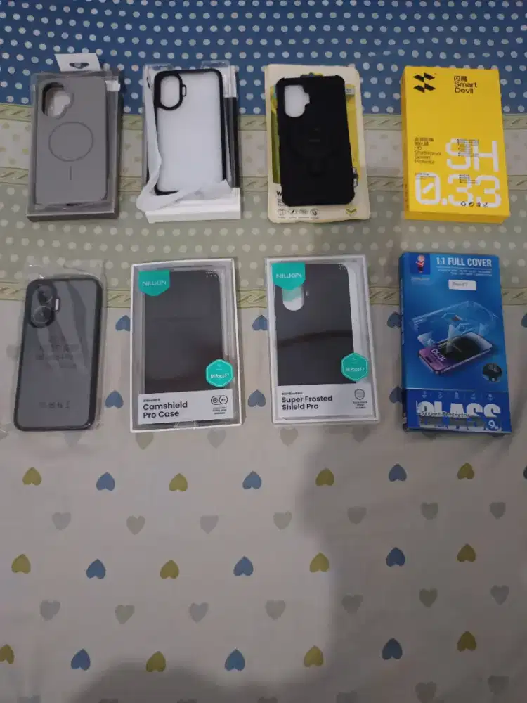 Casing dan Temperglass Handphone Poco F7 Original (Nego)