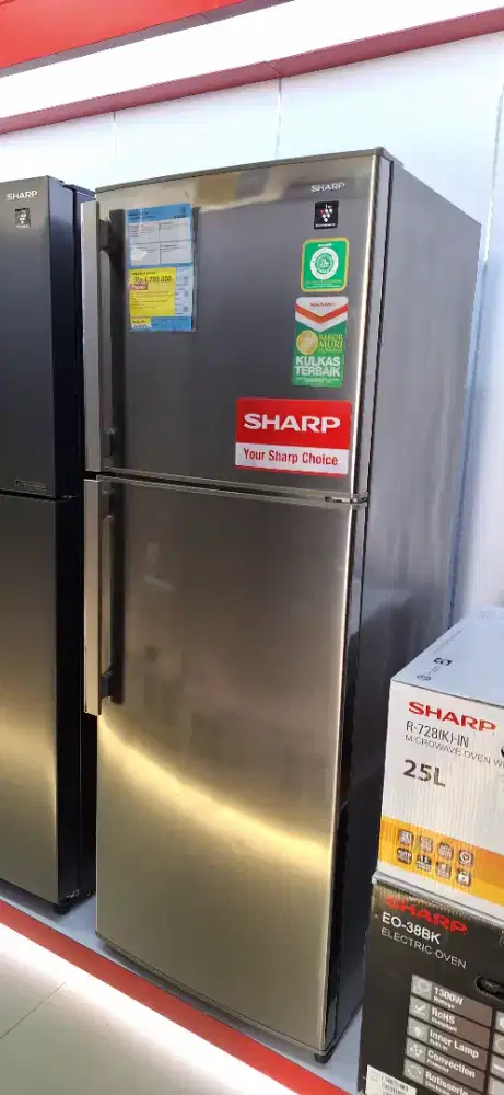 Sharp Kulkas 2 pintu