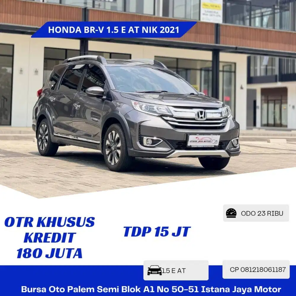LAST EDITION Honda BR-V 1.5 E AT NIK 2021