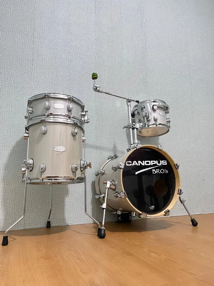 Shell pack 4 pcs drum canopus bros jazz kit barter tt
