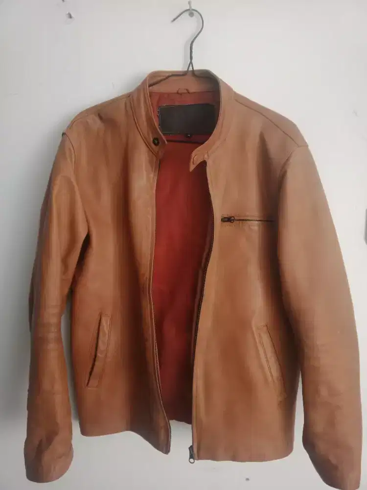 Jacket kulit cowo