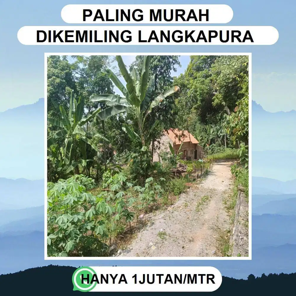 TANAH LANGKAPURA LOKASI BEBAS BANJIR DAN DEKAT PUSAT KOTA