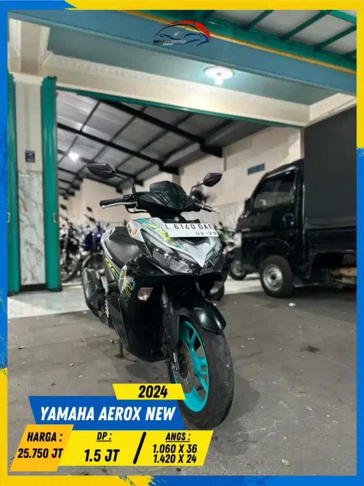 YAMAHA AEROX NEW 2024 PLAT L BARANG WOKEE HIKMAH MOTOR KEPUH MALANG