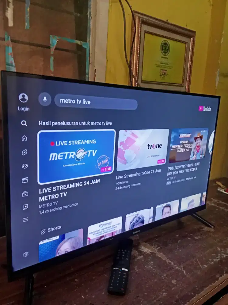 Jual tv LED xiomi 32in android tv digital gambar suara bersih nominus