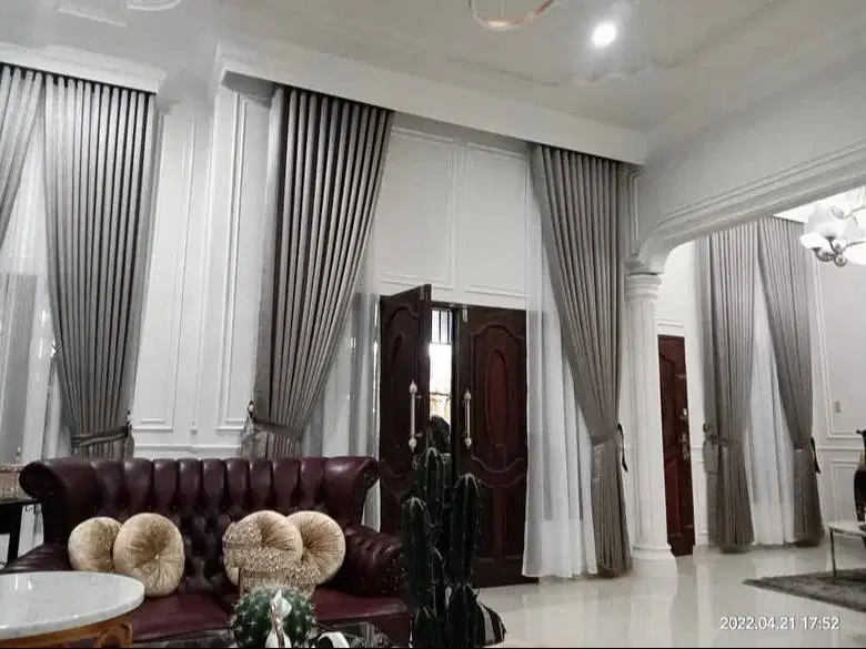 Pembuat Tirai Gorden Jendela Gordyn Mewah Hordeng Model Terbaru Murah