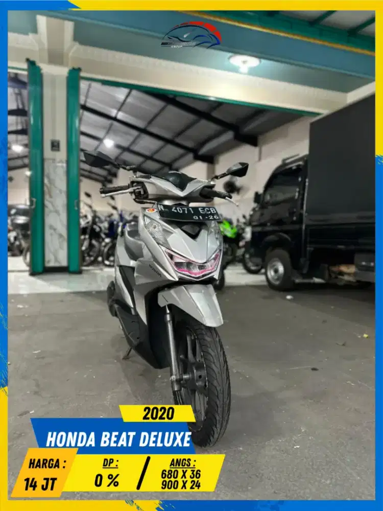 HONDA BEAT DELUXE 2020 BEKAS CIAMIK MASZEEHH HIKMAH MOTOR KEPUH MALANG