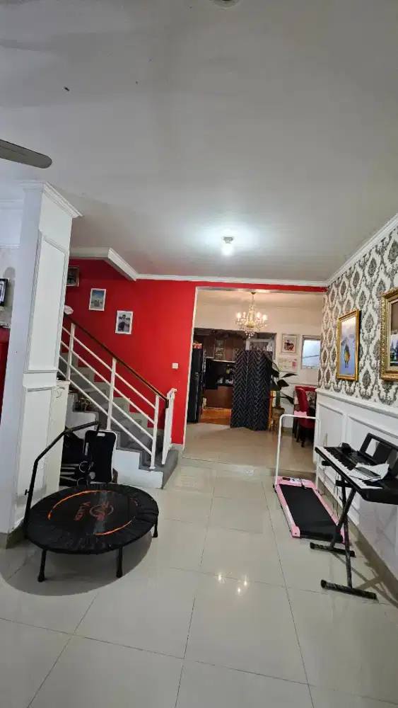 Disewakan Rumah Cluster 2 Lantai semi furnished