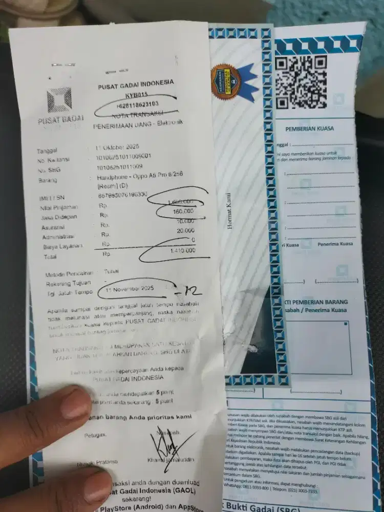 Oppo a5pro blom ada sebulan