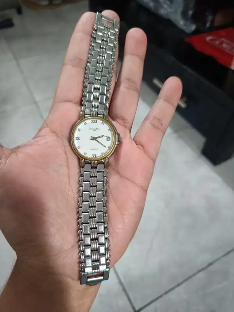 Jam Tangan Christian Dior Paris Vintage kondisi normal