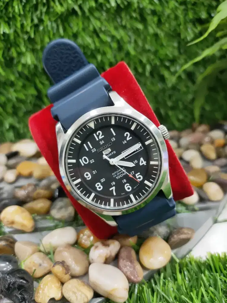 Seiko 5 sports Military Black Dial