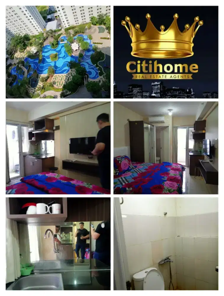 Menyewakan apartemen educity 1BR bulanan by citihome