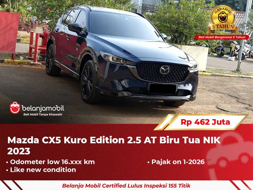 [ GARANSI 5TH ] Mazda CX-5 CX5 CX 5 Kuro Edition 2.5 AT 2023/2024