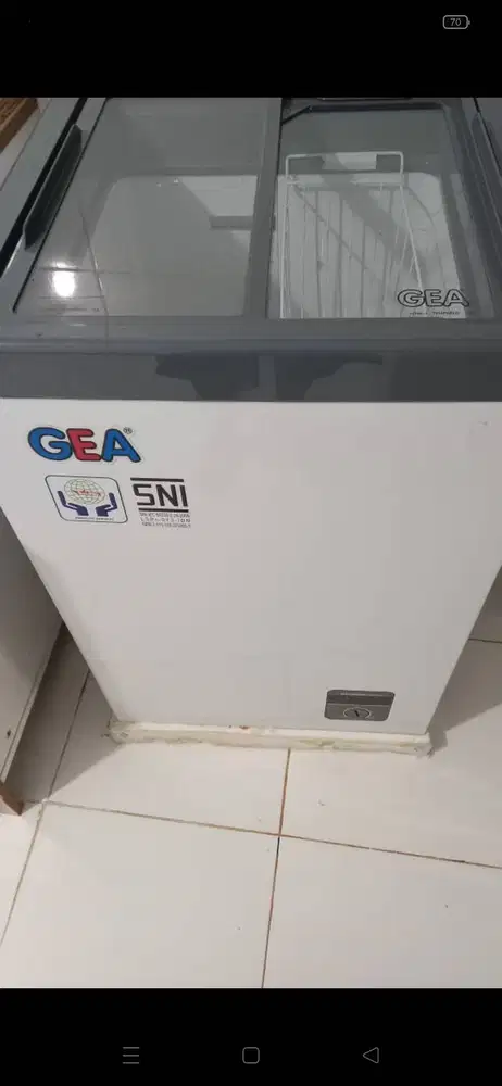 Freezer sleding