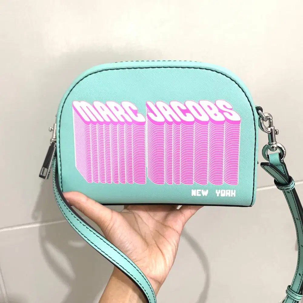 Preloved Tas Marc Jacobs Playback Layers Crossbody Bag Mint Green