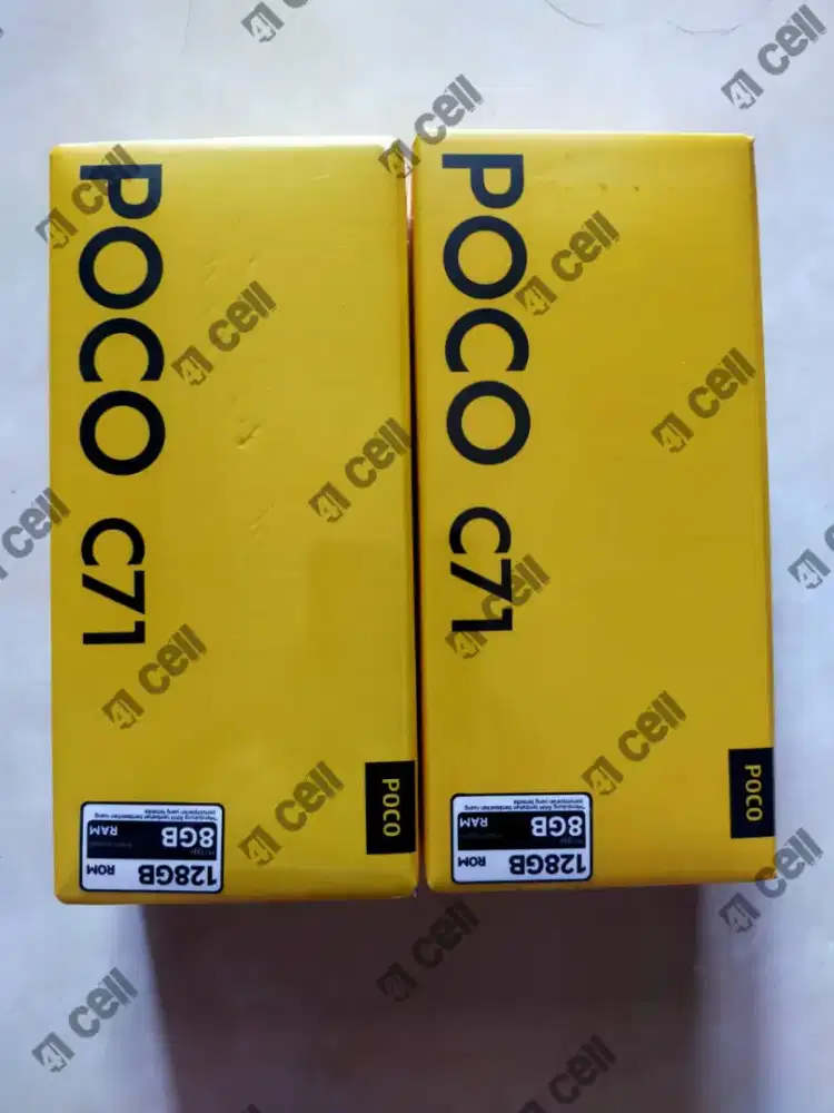 Poco C71 ram 4/128 100% baru Termurah