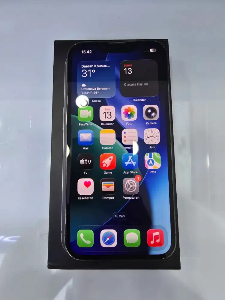 Iphone 13 Pro 128Gb Graphite Ex Garansi resmi Ibox -MasterCom