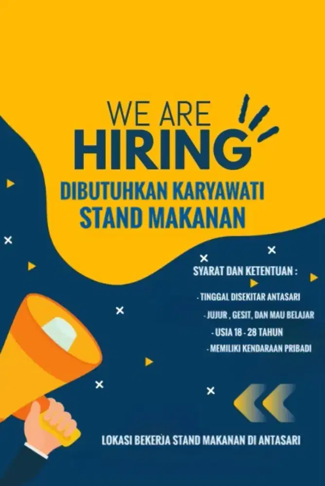 Dibuthkan karyawati sesuai keterangan