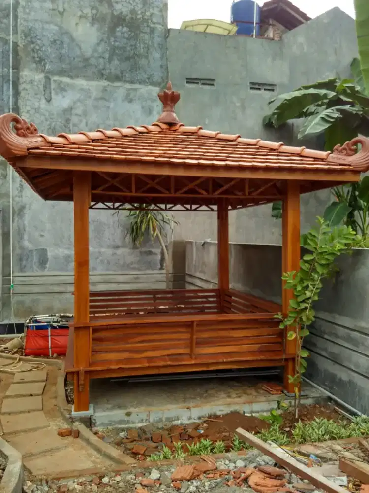 Gazebo kayu jati Blora