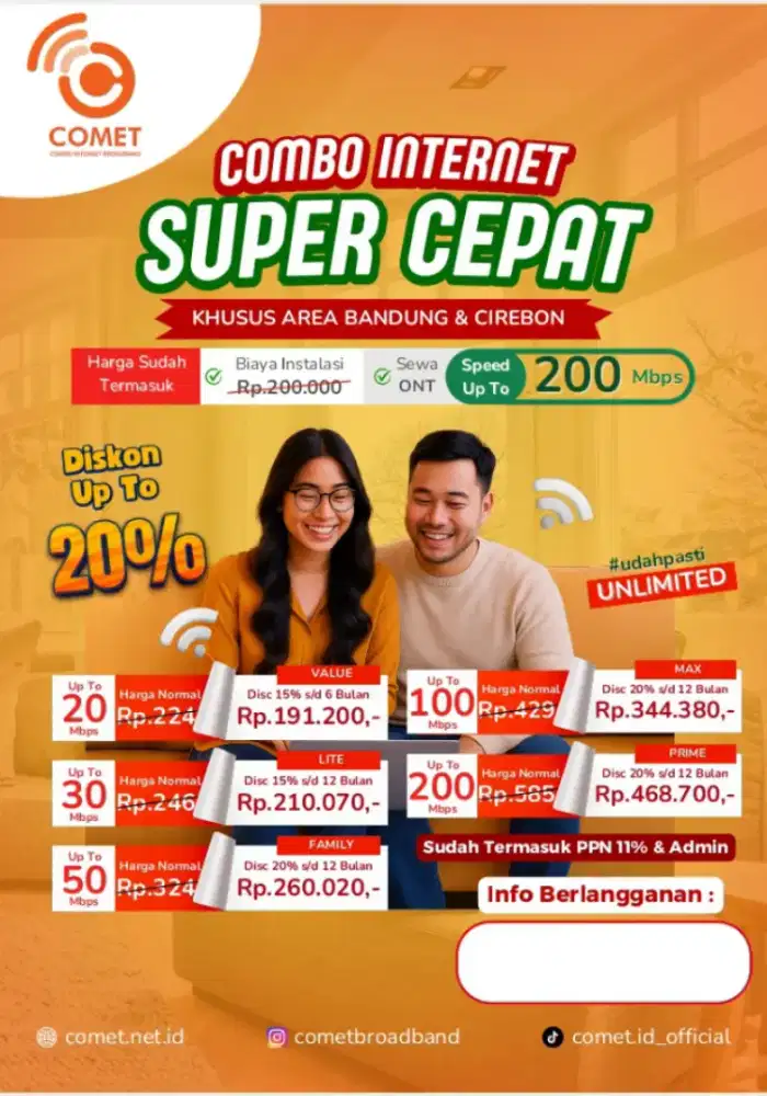 Internet  Unlimited tanpa batas