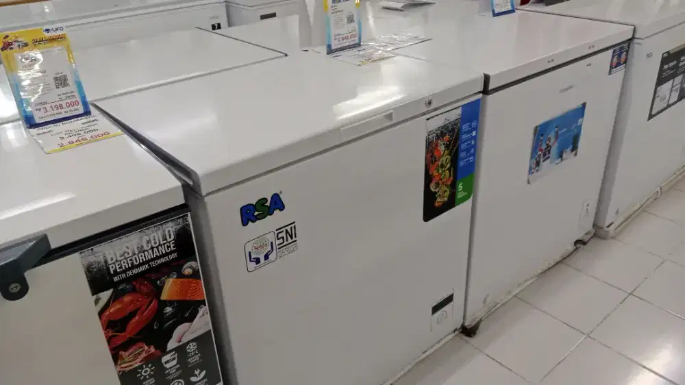 FREZZER RSA GEA CF-210 Dimensi 80x56x85 BISA CICIL