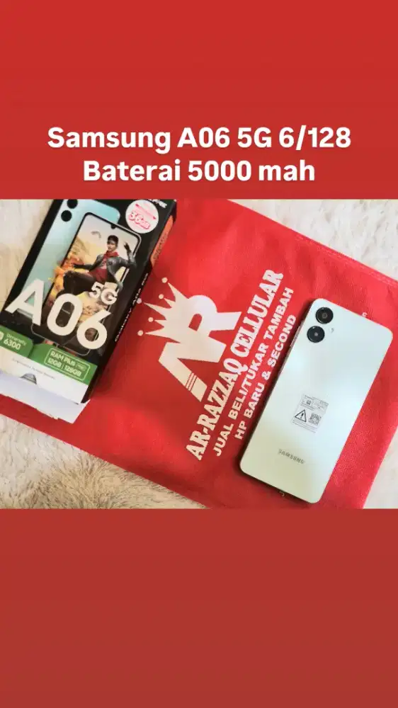 Samsung A06 5G 6/128 Baterai 5000 mah