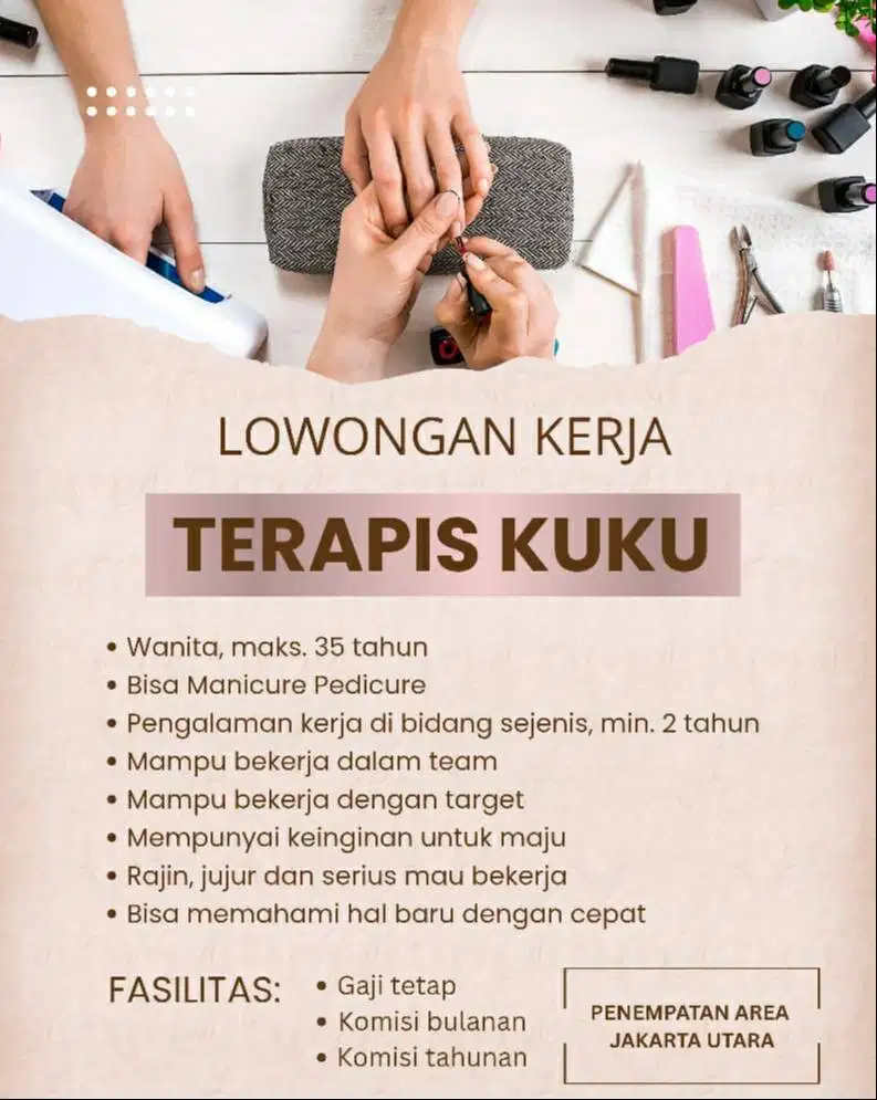terapis kuku salon