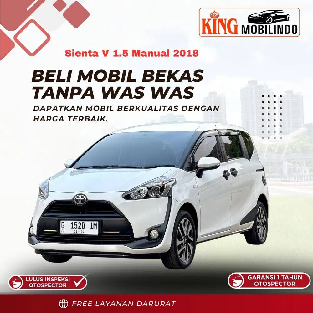 ( km 50rb ) Sienta V 1.5 Manual 2018