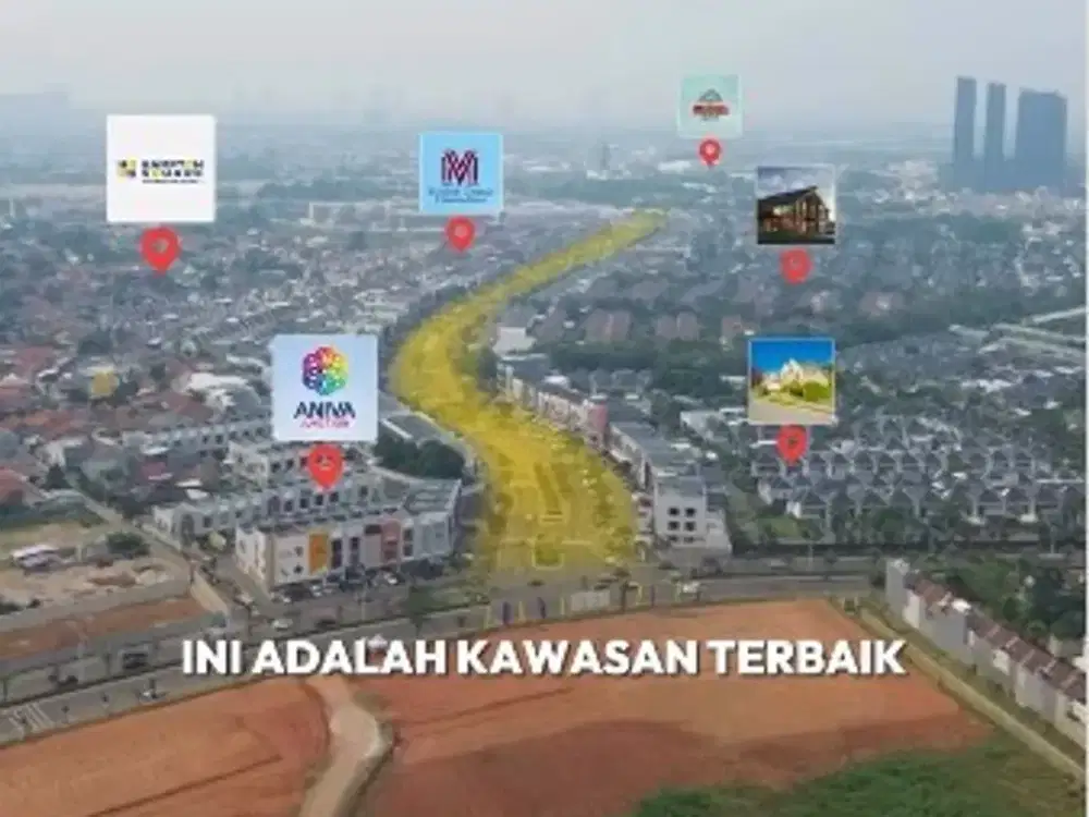 Aniva Studio Loft Ruko Modern Ikonik diJantung Gading Serpong Lastunit