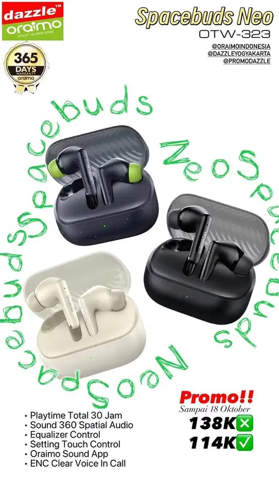 TWS Oraimo OTW-323