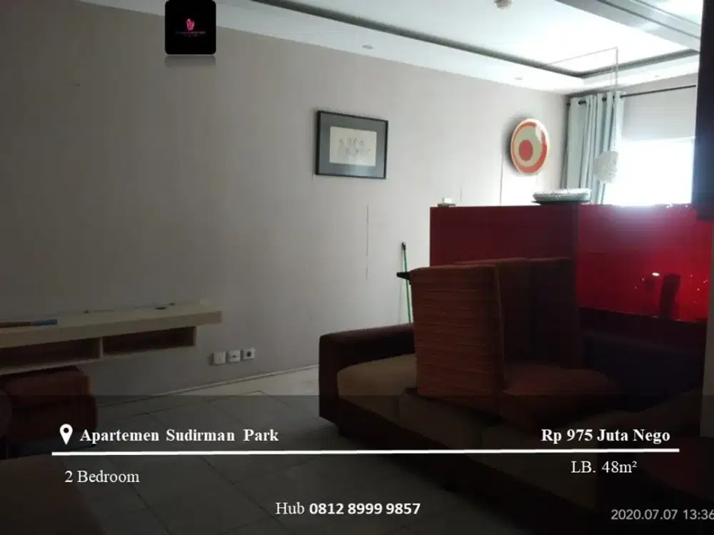 Dijual Apartement Sudirman Park 2BR High Floor Furnished