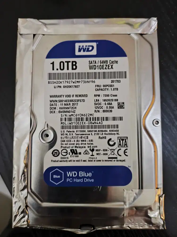 HDD 1TB WD BLUE murah