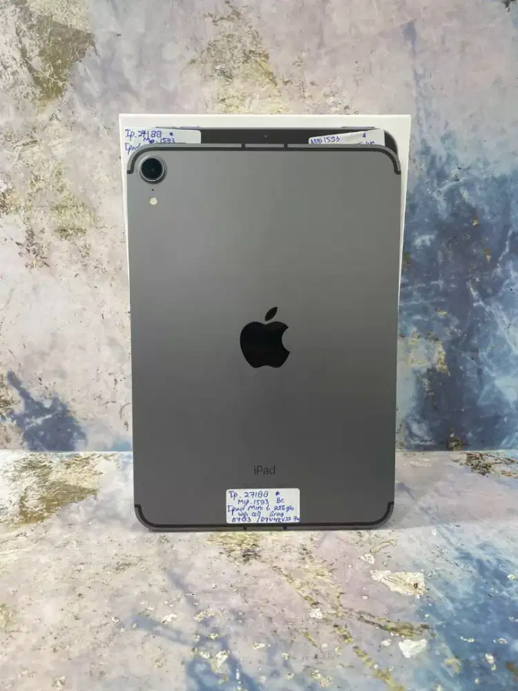 Di jual hp IPAD MINI 6 256GB warna GREY wifi cell bea cukai