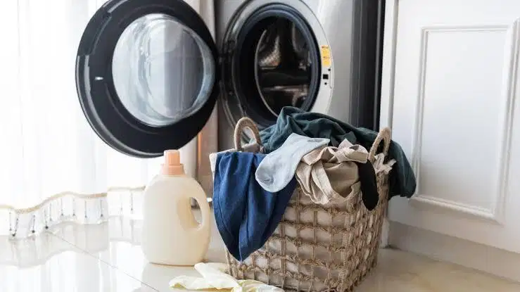 Karyawan Laundry bisa setrika uap