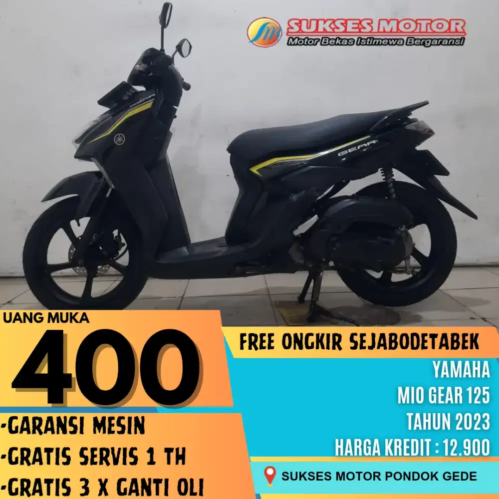 YAMAHA MIO GEAR TAHUN 2023 DP 400 RIBU