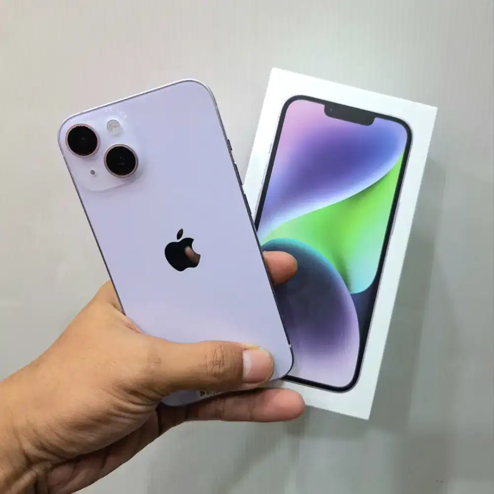 iPhone 14 128gb iBox garansi maret 2026 like new