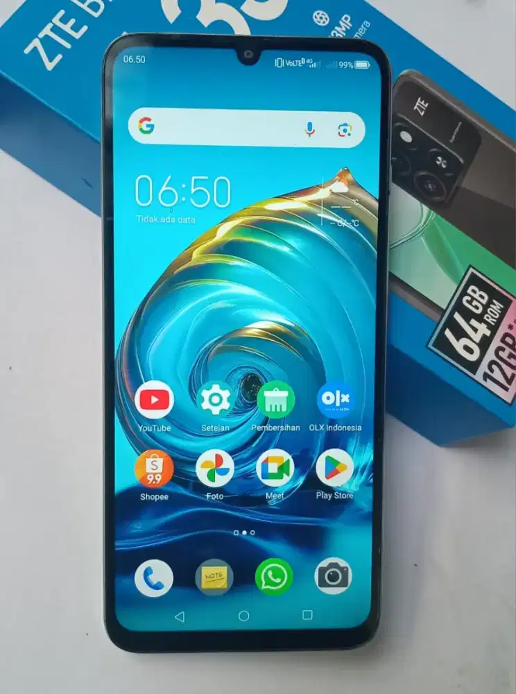 ZTE Blade A35 Ram 4+8/64 Mulus Fullset