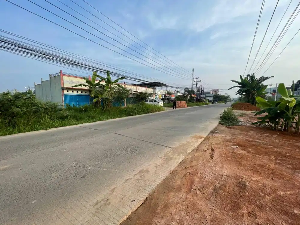 Tanah Pinggir Jalan Kota Palembang harga 280JT. Cocok Ruko
