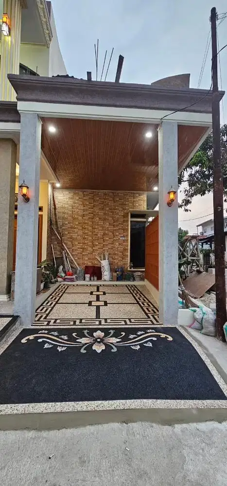 batu sikat carport lantai